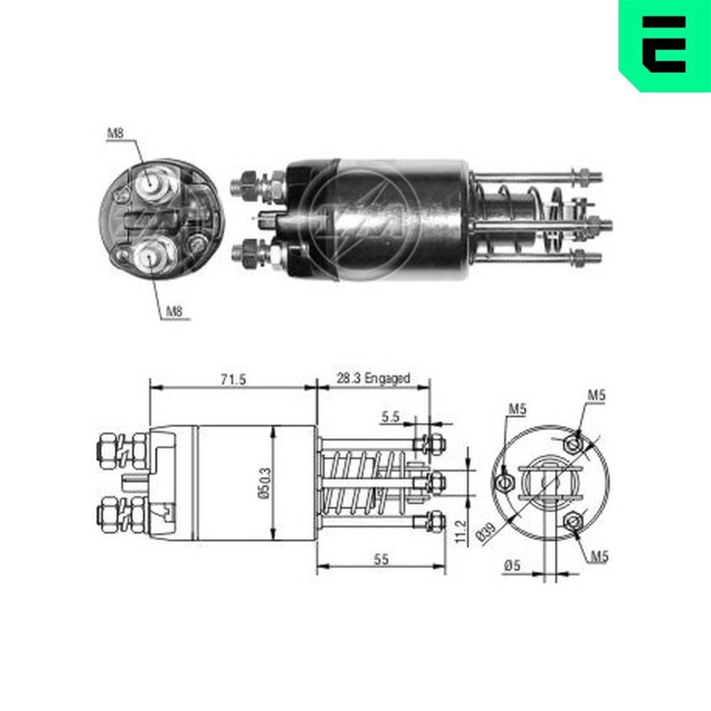 ERA Interruptor electromagnético, motor de arranque ZM5651 ERA ZM5651 Solenoide de arranque Fiat Linea 323 preço