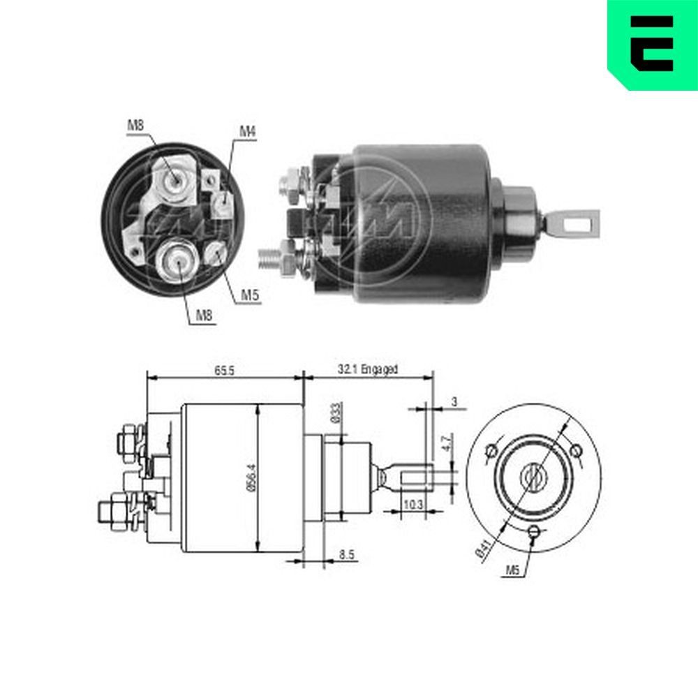 ERA Magnetlülitus, starter ZM571 ERA ZM571 Tõmberelee Mercedes ML W164 odav