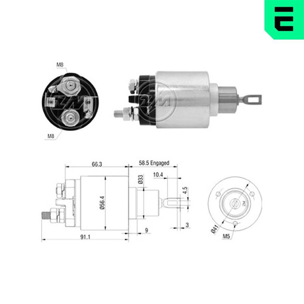 Solénoïde de démarreur ERA ZM5773 ERA ZM5773: Solénoïde de démarreur Volkswagen PASSAT 2020