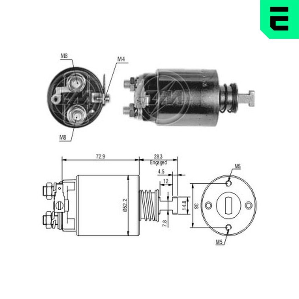ERA Innslag, starter ZM583 ERA ZM583 Magnetbryter starter Nissan Patrol Y61 pris