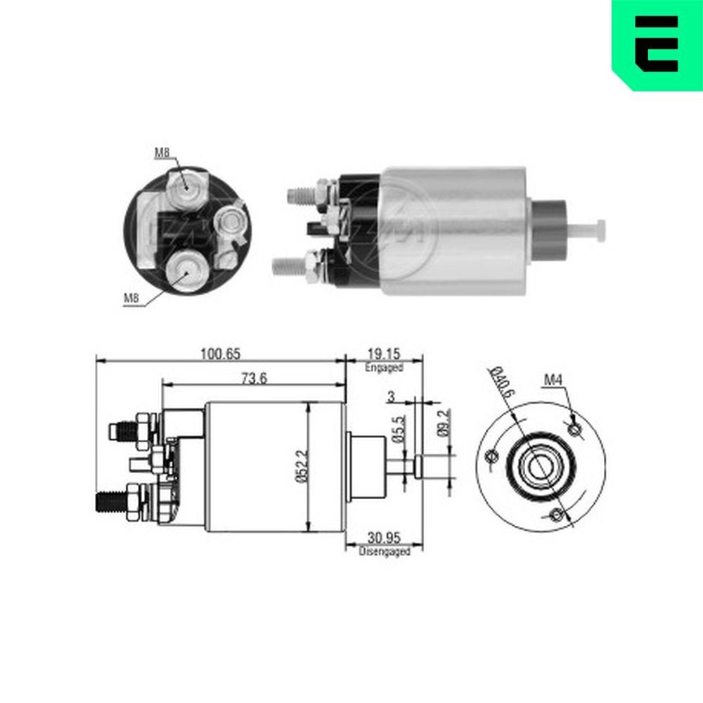 ERA Magnetschalter, Anlasser ZM6860 ERA ZM6860 Magnetschalter Starter Opel Corsa C Kastenwagen Kosten