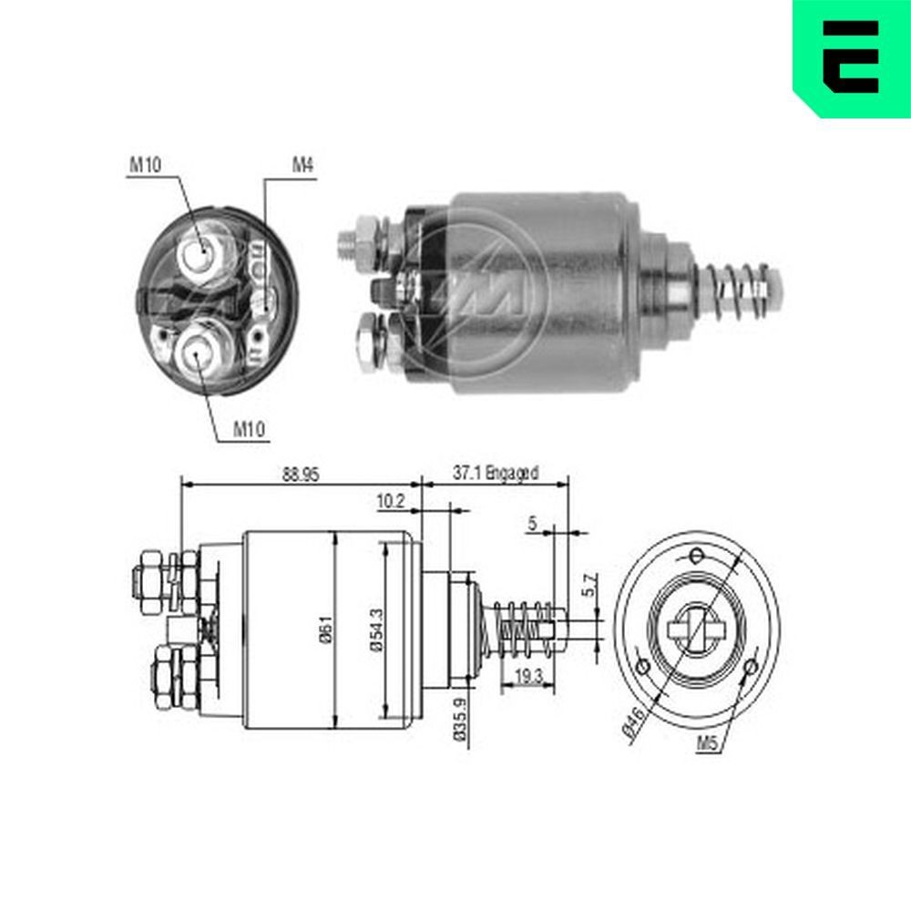 ERA Elettromagnete motorino avviamento ZM743 ERA ZM743 Elettrocalamita motorino avviamento Iveco Daily 3 originale prezzo