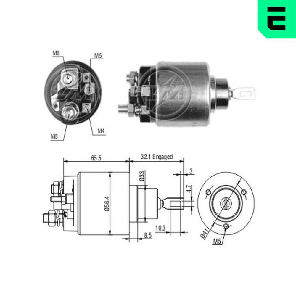 ERA Magnetafbryder, starter ZM771 ERA ZM771 originale Porsche Boxster 987 Magnetafbryder starter hvad koster