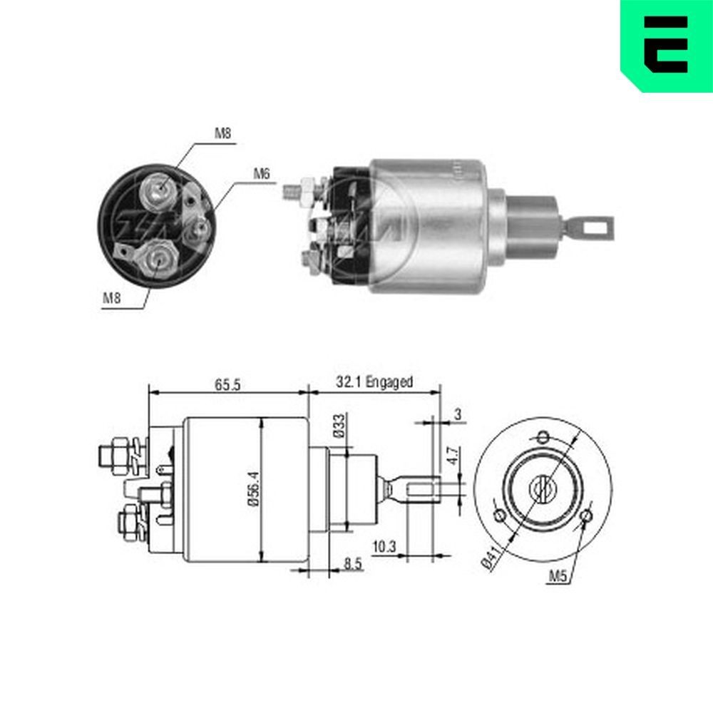 ERA Solénoïde de démarreur ZM775 ERA ZM775 Solénoïde de démarreur Opel Astra F d'origine prix