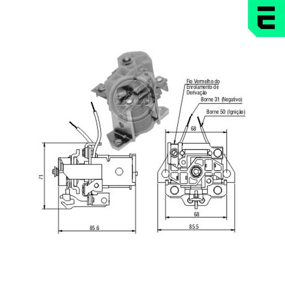 ERA Innslag, starter ZM903 Starter solenoid ERA Mercedes-Benz CLC ZM903