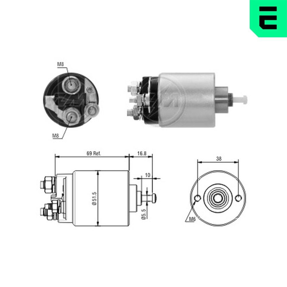 ERA Elettromagnete motorino avviamento ZM961 ERA ZM961 Elettrocalamita motorino avviamento Ford Focus 3 originale prezzo