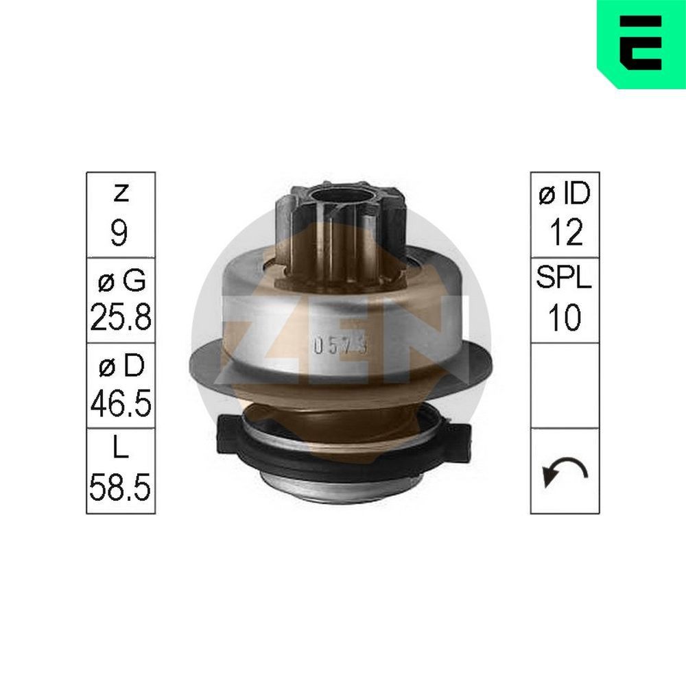 ERA Anlasserfreilauf ZN0579 ZN0579 ERA T4 Freilaufgetriebe, Starter Preis