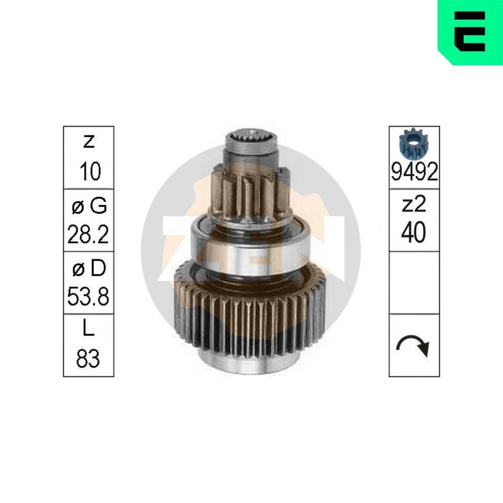 ERA Anlasserfreilauf ZN0817 ZN0817 ERA Chrysler Voyager rg Freilaufgetriebe, Starter kaufen