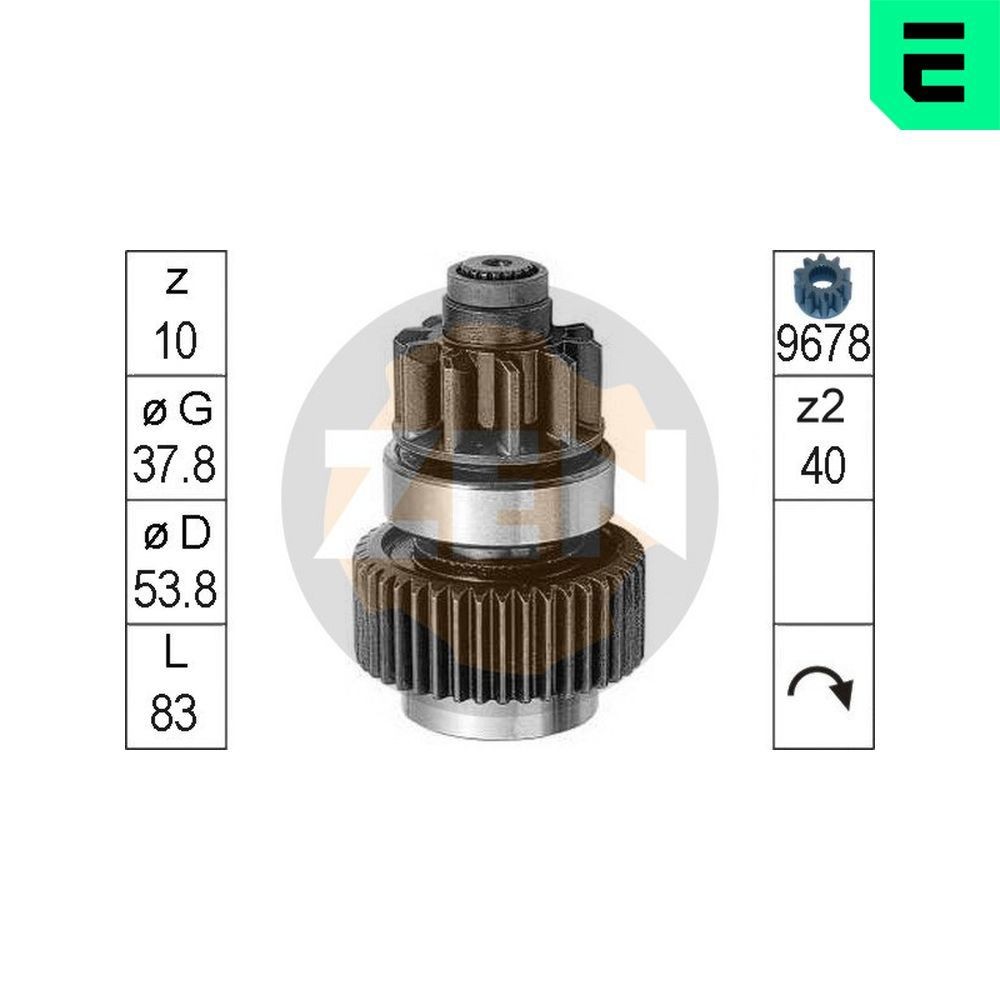 ERA Friløbsgear, starter ZN0954 ERA ZN0954 Toyota Paseo EL54 Friløbsgear, starter originale pris