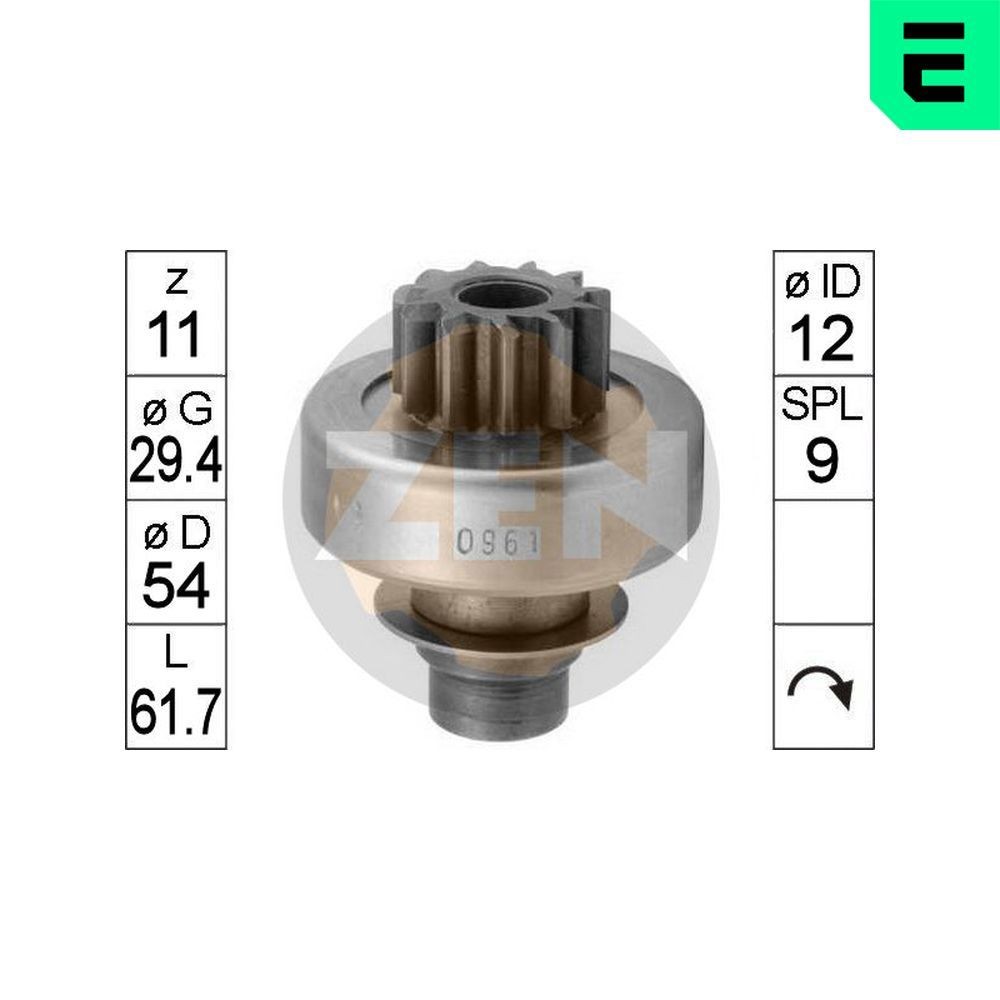ERA Friløbsgear, starter ZN0961 ERA ZN0961 XM I Hatchback (Y3) Friløbsgear, starter pris