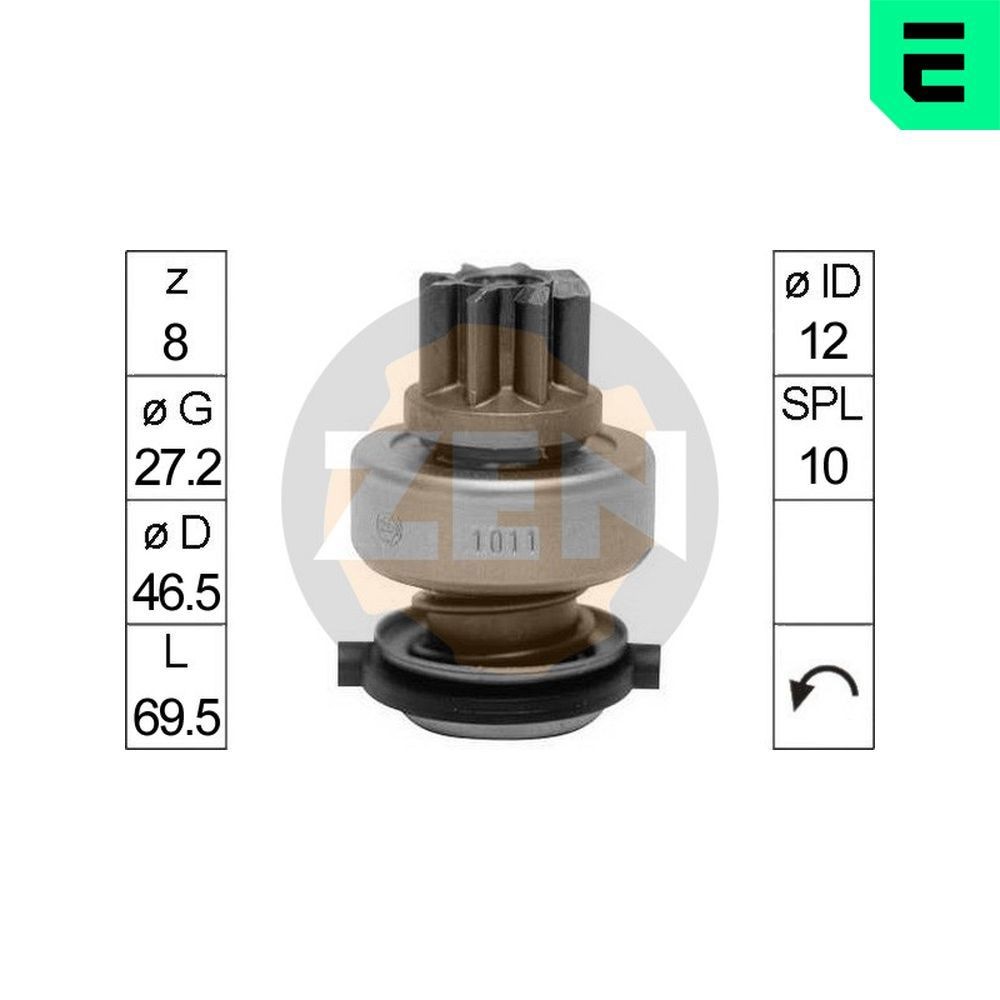 ERA Vabajooks, starter ZN1011 ERA ZN1011 Vabajooks, starter Nissan Pickup D22 odav