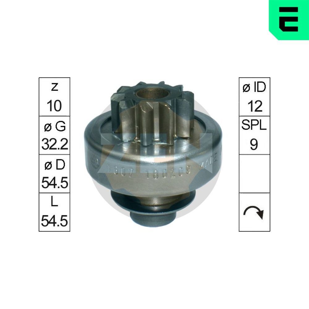 ERA Anlasserfreilauf ZN1607 ERA ZN1607 Freilaufgetriebe, Starter Mitsubishi Colt Z30 Kosten