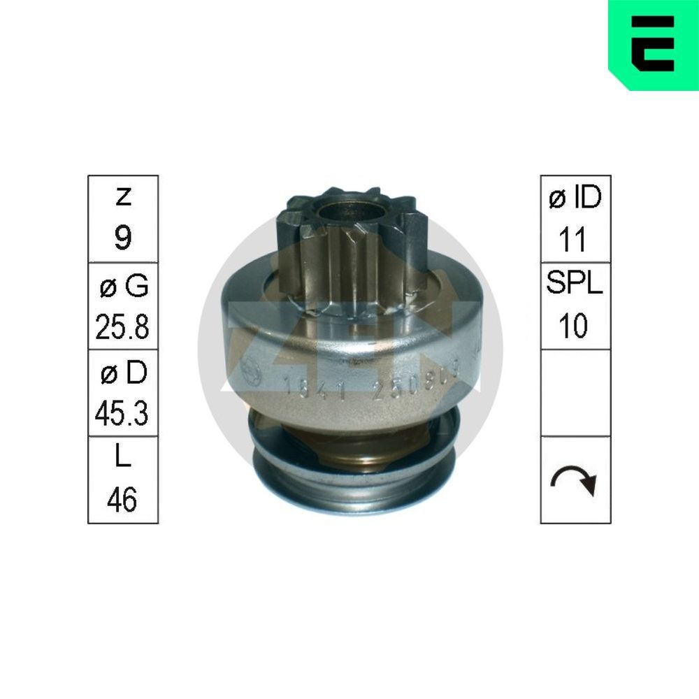 ERA Friløpsgir, starter ZN1641 Friløpsgir, starter ERA BALENO ZN1641 billige