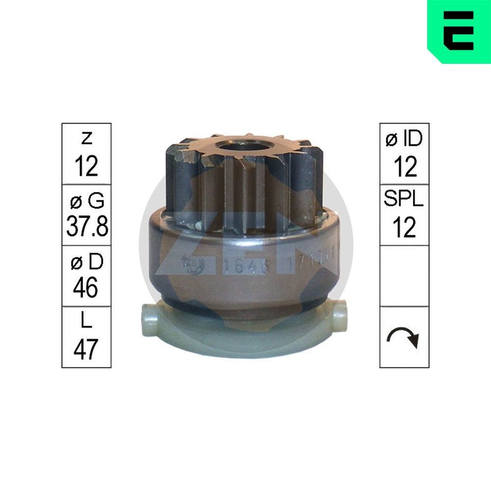 ERA Anlasserfreilauf ZN1646 ZN1646 ERA Ford Transit Mk5 Bus Freilaufgetriebe, Starter kaufen