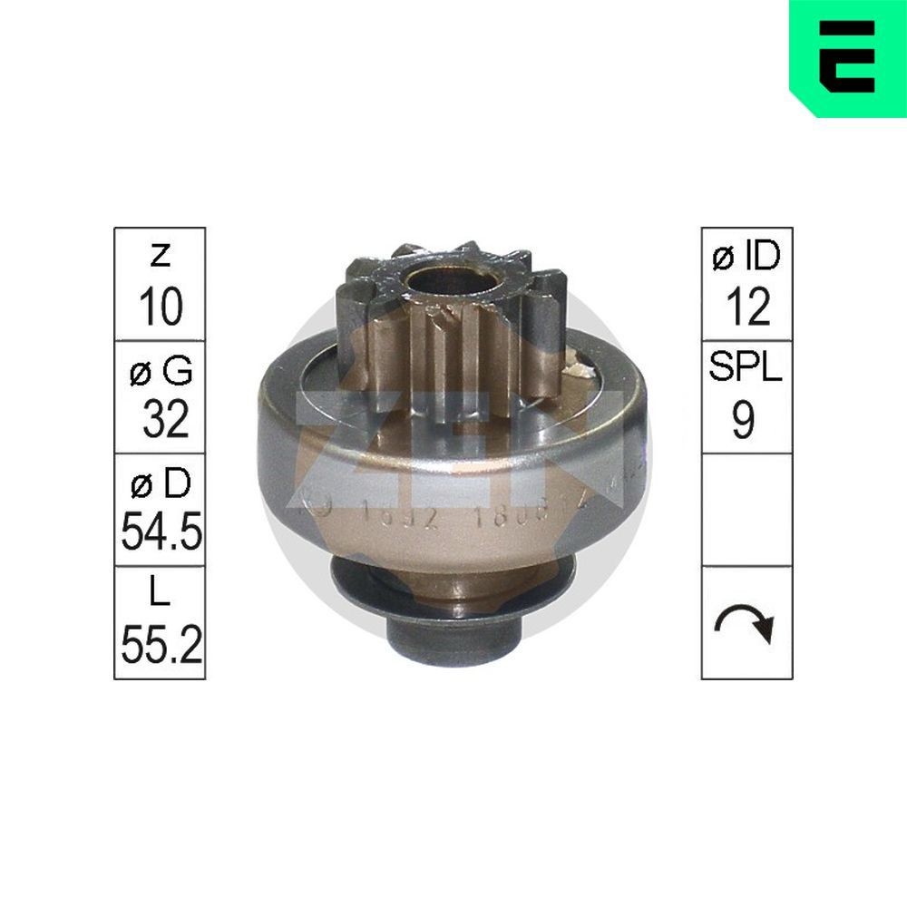 ERA Freewheel Gear, starter ZN1692 ERA ZN1692 Volkswagen LT freewheel gear, starter price