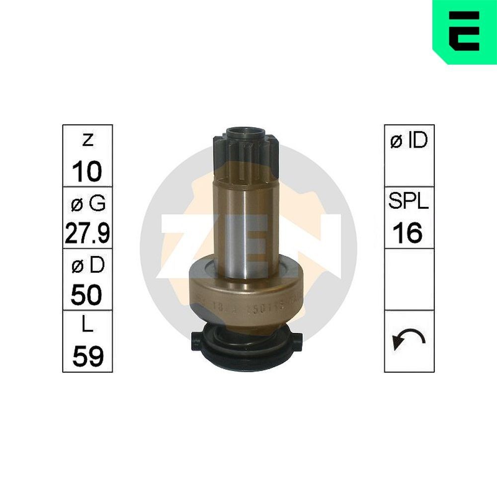 ERA Vrijwielaandrijving, starter ZN1823 ZN1823 Vrijwielaandrijving, starter AUDI TT ERA