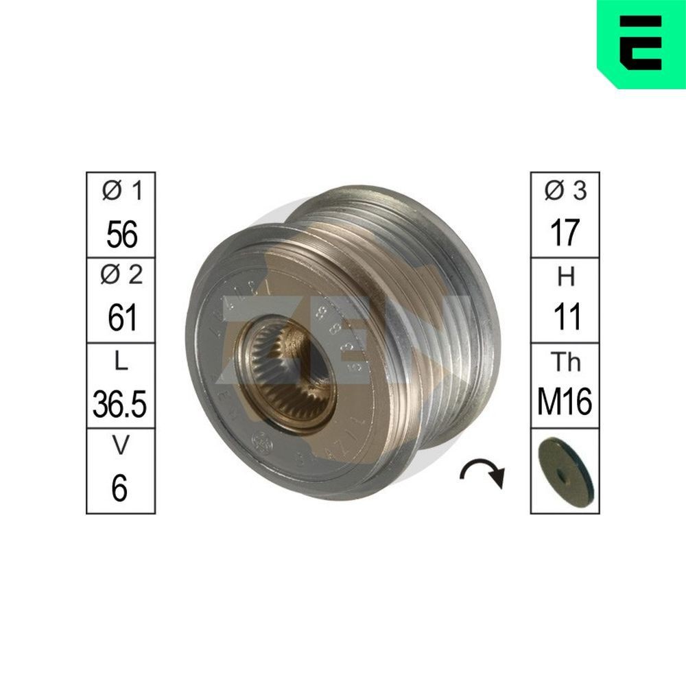 ERA Generatortomgang ZN5388 Generator tilbehør ERA Audi Q5 ZN5388