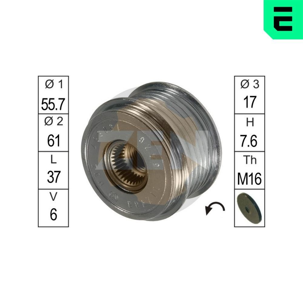 ERA Dispositivo ruota libera alternatore ZN5426 ERA ZN5426 Puleggia ruota libera Volvo C70 Coupe originali prezzo