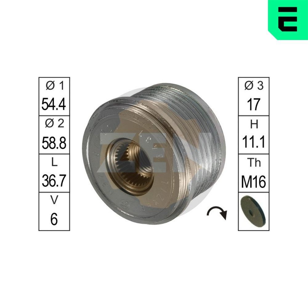 ERA Dynamopoelie ZN5437 ERA ZN5437 Dynamo onderdelen Citroen Xantia X2 goedkoop