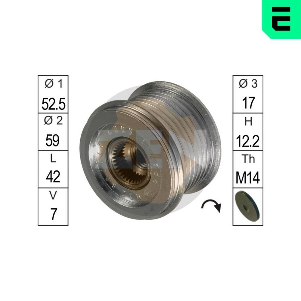ERA Dispositivo ruota libera alternatore ZN5503 ZN5503 costo Ricambi alternatore TOYOTA HILUX Pick-up ERA