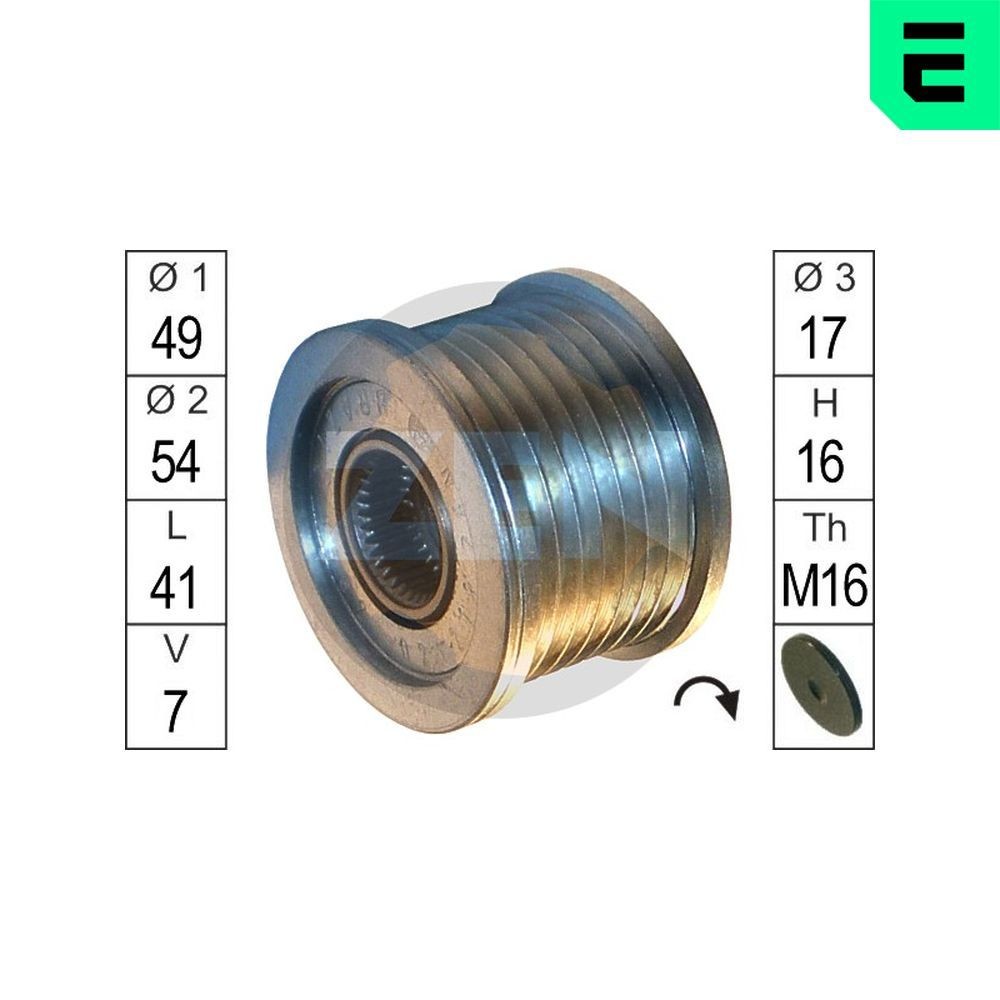 ERA Dispositivo ruota libera alternatore ZN5562 ZN5562 costo Puleggia alternatore ERA RENAULT ESPACE