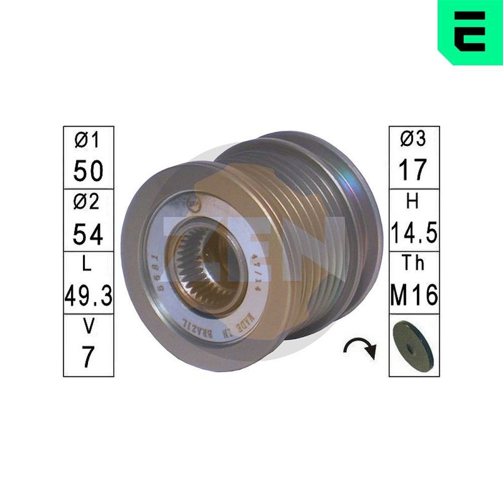 ERA Generatorfreilauf ZN5581 Lichtmaschine Einzelteile ERA VIANO ZN5581 günstig