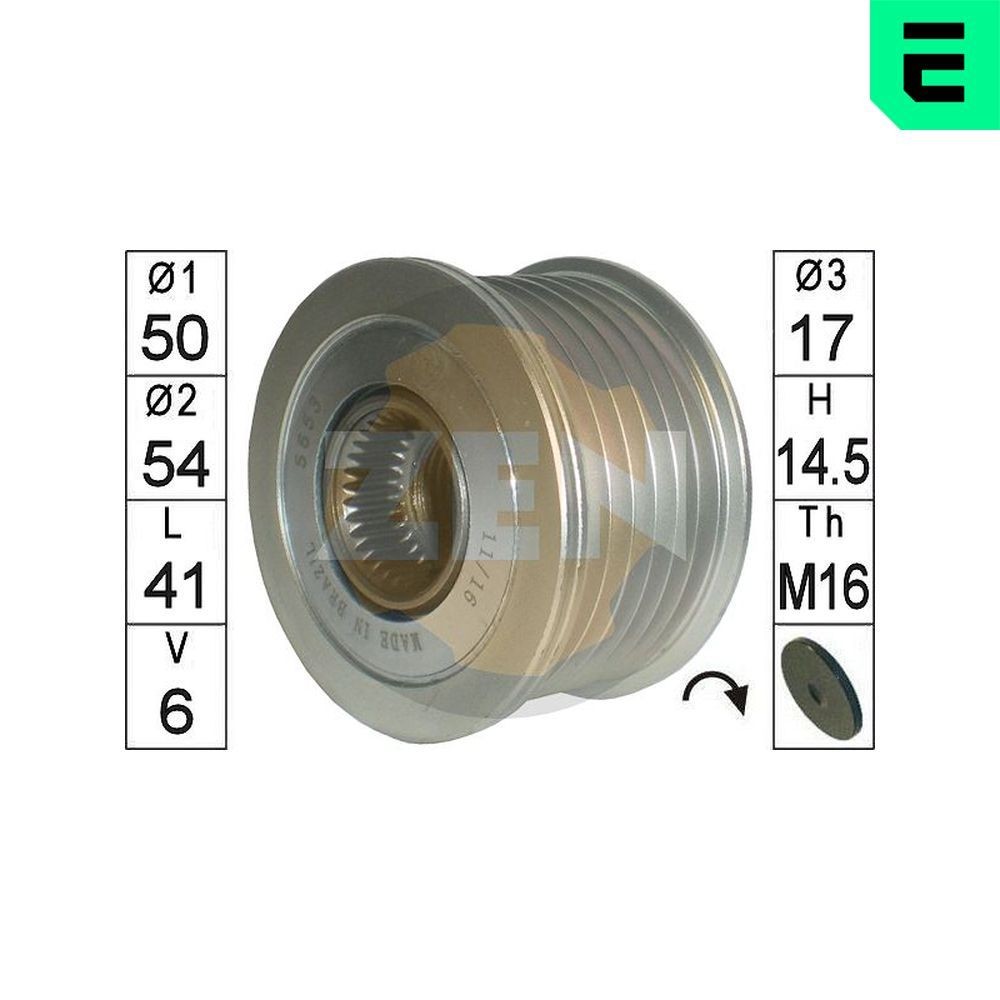 ERA Dispositivo ruota libera alternatore ZN5653 ZN5653 Ricambi alternatore NISSAN 350 Z ERA costo