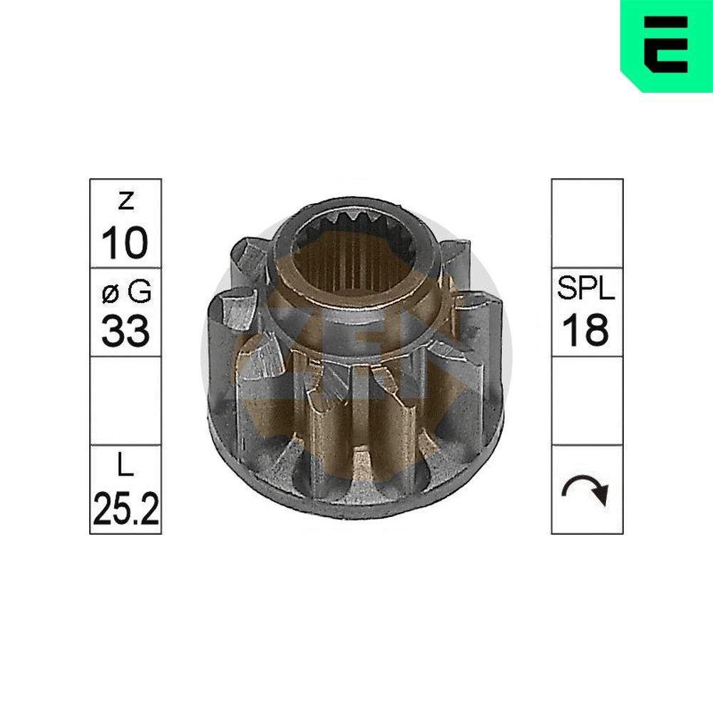 ERA Pastorok żtartéra ZN9349 ZN9349 ERA Voľnobeżná prevodovka żtartéra Land Rover lacné