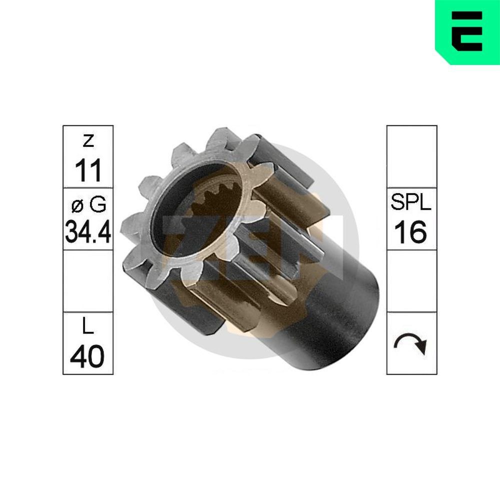 ERA Pinion, starter ZN9459 ZN9459 ERA freewheel gear, starter for VOLVO XC90