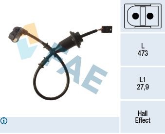 Sensor, rotações da roda FAE 78490 FAE 78490 Sensor rotações da roda MERCEDES-BENZ SLK 2004