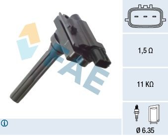 FAE Sytytyspuola 80393 80393 FAE Sytytyspuola Opel ZAFIRA hinta