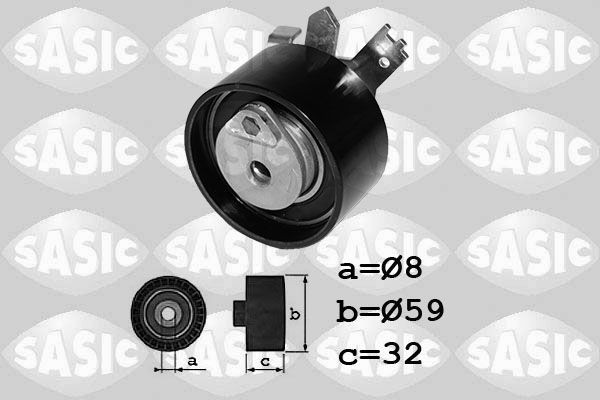 SASIC Timing belt tensioner pulley 1704023 Seat IBIZA SASIC timing belt tensioner pulley 1704023