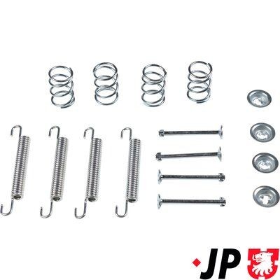 JP GROUP Kit de acessórios, maxilas de travão de estacionamento 1263952510 1263952510 Kit de acessórios maxilas do travão OPEL MERIVA JP GROUP