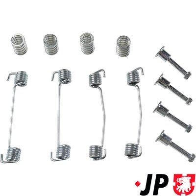 JP GROUP Sada príslużenstva čeľustí parkovacej brzdy 1463952510 Sada príslużenstva brzdovej čeľuste JP GROUP Skoda SUPERB 1463952510