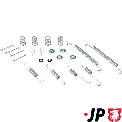 JP GROUP Toebehoren, remschoen 1463952610 JP GROUP 1463952610 originele Rem montageset RENAULT RAPID Kasten prijs