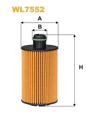 WIX FILTERS Filtro olio WL7552 WL7552 costo Filtro olio JEEP GRAND CHEROKEE WIX FILTERS