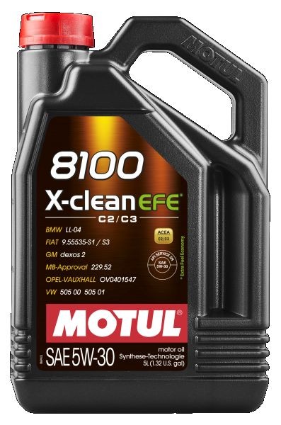 Mootoriõli MOTUL 109456 MOTUL 8100, X-CLEAN EFE 109456 Mootoriõli bensiin ja diisel Chevrolet AVEO 2022