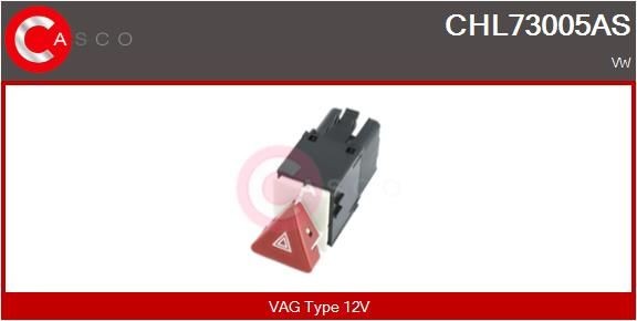 CASCO Alarmlicht schakelaar CHL73005AS Subaru FORESTER Waarschuwingsknipperlamp schakelaar CASCO CHL73005AS
