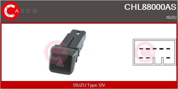CASCO Hazard Light Switch CHL88000AS CHL88000AS CASCO switch, hazard light VOLVO V40