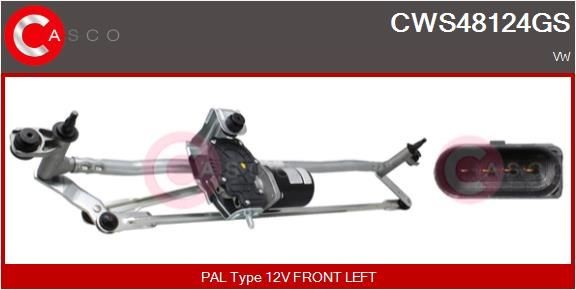CASCO Ruitenreinigingssysteem CWS48124GS Ruitenwisserstangen Volkswagen CASCO CWS48124GS