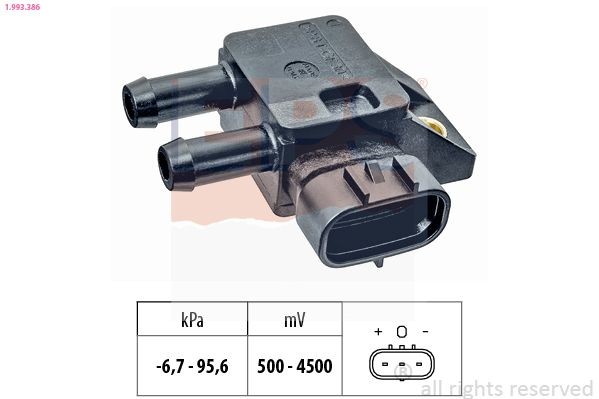 Differenzdrucksensor EPS 1.993.386 EPS 1.993.386 Abgasdrucksensor TOYOTA HILUX Pick-up 2016 Kosten