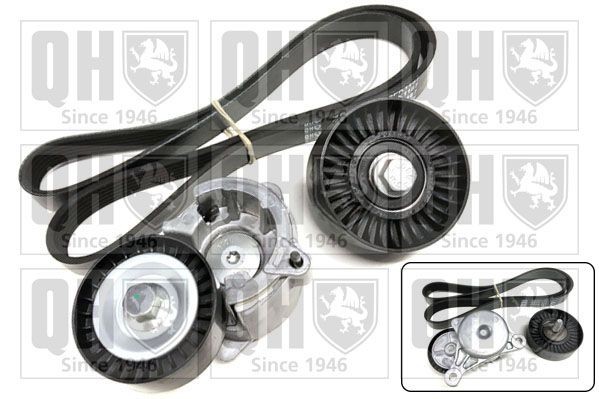 QUINTON HAZELL Jogo de correias trapezoidais estriadas QDK23 Jogo de correias trapezoidais estriadas QUINTON HAZELL Lancia LYBRA QDK23