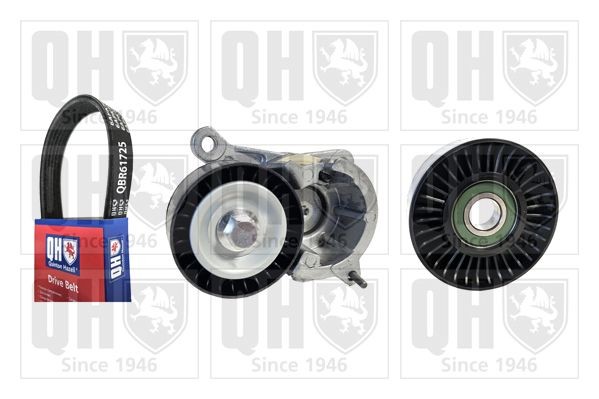 QUINTON HAZELL Jogo de correias trapezoidais estriadas QDK34 Kit de correias trapezoidais estriadas MAZDA QUINTON HAZELL QDK34