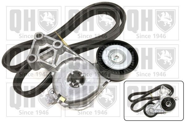 QUINTON HAZELL Jeu de courroies trapézoïdales à nervures QDK35 QUINTON HAZELL QDK35 d'origine Kit de courroie d'accessoire Audi TT 8N Roadster coût