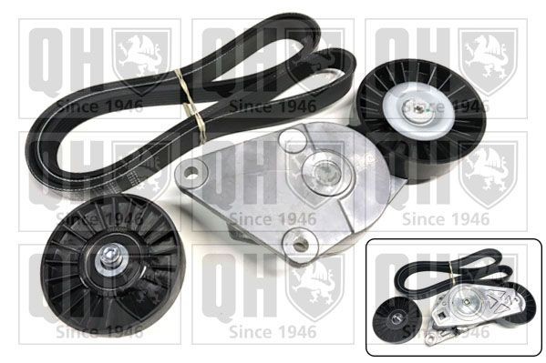 QUINTON HAZELL Ķīļrievu siksnu komplekts QDK6 QUINTON HAZELL Ķīļrievu siksnu komplekts LANCIA QDK6