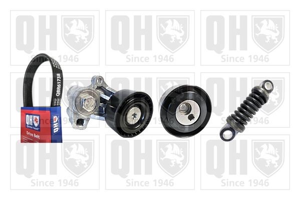 Jeu de courroies trapézoïdales à nervures QUINTON HAZELL QDK65 QUINTON HAZELL QDK65 Kit de courroie d'accessoire SUZUKI GRAND VITARA 2022