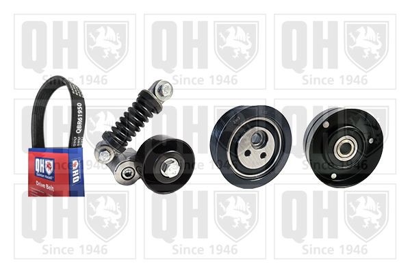 QUINTON HAZELL Ķīļrievu siksnu komplekts QDK66 Ķīļrievu siksnu komplekts QUINTON HAZELL BMW 2. Sērija QDK66