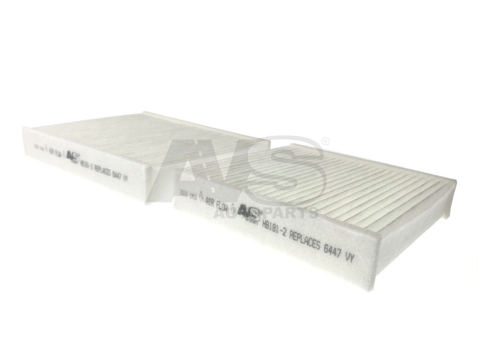 AVS AUTOPARTS Filtro abitacolo HB181-2 HB181-2 Filtro abitacolo AVS AUTOPARTS PEUGEOT 5008 costo