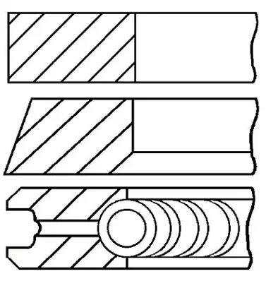 GOETZE ENGINE Virzuļa gredzenu komplekts 08-103000-00 GOETZE ENGINE 08-103000-00 Virzuļu gredzeni Audi Allroad C5 lēti