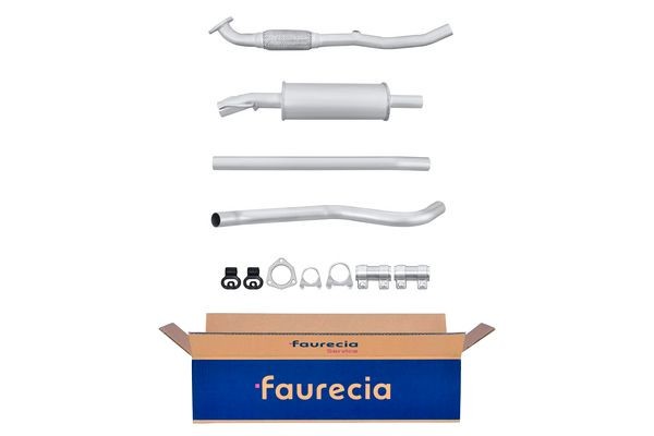 Faurecia Fremre eksospotte FS40861 FS40861 Forreste lyddemper OPEL CORSA Faurecia